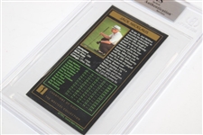 Jack Nicklaus Signed 1966 Masters Card Beckett #00015869797