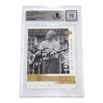 Jack Nicklaus Signed 1966 The Open Golf Card Beckett Graded 10 #00015869689