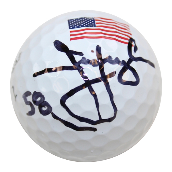 Jim Furyk Signed Titleist USA Logo Golf Ball w/58 JSA #Ll49621
