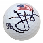 Jim Furyk Signed Titleist USA Logo Golf Ball w/58 JSA #Ll49621