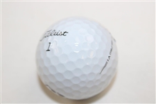 Jim Furyk Signed Titleist USA Logo Golf Ball w/'58' JSA #Ll49621