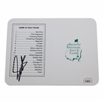 Scottie Scheffler Signed Augusta National Golf Club Scorecard JSA #AJ28235