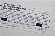 Tom Lehman & Phil Mickelson Signed 1998 Players Championship Scorecard