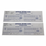 Cink/Duval  & Duval/Crenshaw Signed 1998 Phoenix Open Scorecards JSA ALOA