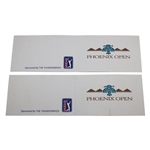 Cink/Duval  & Duval/Crenshaw Signed 1998 Phoenix Open Scorecards JSA ALOA