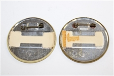 1962 PGA Seniors Championship Contestant Badge & Guest Badge