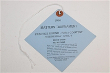 1986 Masters Tournament Par 3 Contest Ticket & Pairing Sheet