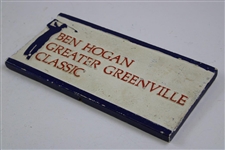 Ben Hogan Greater Greenville Classic Sign