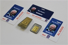 Ken Venturi PGA Tour Member Pass & 1992 Money Clip