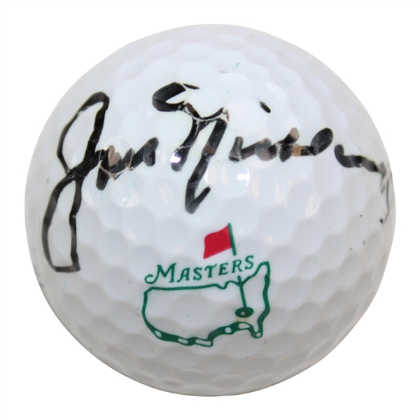 Jack Nicklaus Signed Masters Logo Titleist Golf Ball JSA ALOA