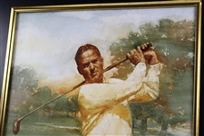 Original Bobby Jones Oil Painting 'Bobby at East Lake' by Artist Robert Fletcher - Framed