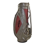 Jack Ham, Deacon Jones, Jack Younglood & Others Signed Wilson NFL Full Size Golf Bag JSA ALOA