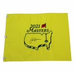 Jack Nicklaus Signed 2021 Masters Embroidered Flag JSA ALOA
