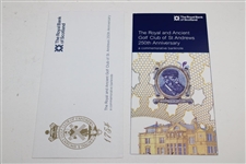 Jack Nicklaus Signed 5lb RBS St. Andrews Bank of Scotland 5 Note JSA ALOA
