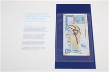 Jack Nicklaus Signed 5lb RBS St. Andrews Bank of Scotland 5 Note JSA ALOA