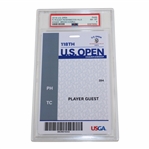 2018 US Open At Shinnecock Hills Player Guest Pass PSA Graded 8 #63970092