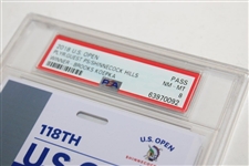 2018 US Open At Shinnecock Hills Player Guest Pass PSA Graded 8 #63970092