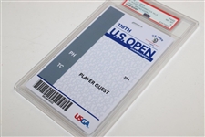2018 US Open At Shinnecock Hills Player Guest Pass PSA Graded 8 #63970092