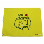 Tiger Woods Signed 2019 Masters Embroidered Flag Fanatics & Upper Deck COA