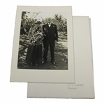 Original Professional Photo Of JH Taylor & His Wife With Wedding Bells On The Cover