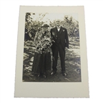 Original Professional Photo Of JH Taylor & His Wife With Wedding Bells On The Cover