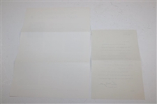 Ben Hogan Co. Mailing Of Latest Equipment with Note From Ben Hogan
