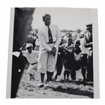 1927 Black & White Photo of Bobby Jones Chipping At US Amateur  - Win at Minikahada