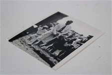 1927 Black & White Photo of Bobby Jones Chipping At US Amateur  - Win at Minikahada