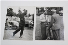 Ten (10x) Black & White Photos of Ryder & Walker Cup Players & Open Champion