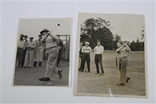 Ten (10x) Black & White Photos of Ryder & Walker Cup Players & Open Champion