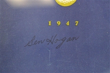 Ben Hogan Signed 1947 Chicago Victory National Golf Championships Program JSA ALOA