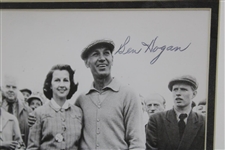 Ben Hogan Signed 1953 Open Championship Photograph of Ben Hogan & His Wife JSA ALOA