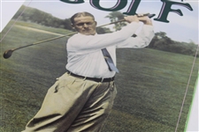 Large 1990 Golf Calendar with Large Image of Bobby Jones