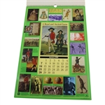 Large 1990 Golf Calendar with Large Image of Bobby Jones