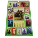 Large 1990 Golf Calendar with Large Image of Bobby Jones