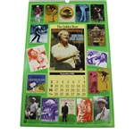 Large 1990 Golf Calendar with Large Image of Bobby Jones