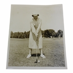 Babe Zaharias About To Hit 8x10 Vintage Photograph