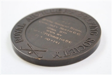 Large Bronze Medal Royal Artillery Golfing Society 1926