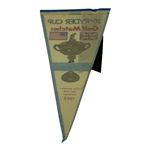 1965 Ryder Cup Souvenir Pennant Banner With Ribbons And Program