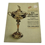 1965 Ryder Cup Souvenir Pennant Banner With Ribbons And Program