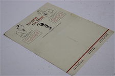 Unused Letterhead For Henry Cotton & Aubrey Boomer Golf Architecture Exhibition Matches & Golf Clubs