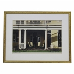 The Country Club at Brookline Robert Walker Porch Photo Circa 1987 Framed