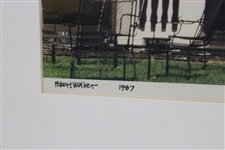 The Country Club at Brookline Robert Walker Porch Photo Circa 1987 Framed