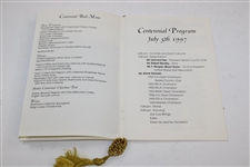 Centennial Ball Program From Skokie Country Club 
