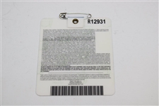 Bubba Watson Signed 2012 Masters Tournament SERIES Badge #R12931 JSA ALOA
