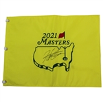 Hideki Matsuyama Signed 2021 Masters Embroidered Flag JSA ALOA