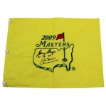 Jack Nicklaus & Gary Player Signed 2009 Masters Embroidered Flag w/Years Won JSA ALOA