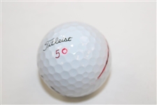 Angel Cabrera Signed Personal Used Golf Ball JSA ALOA