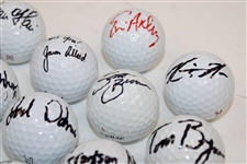 Louis Oosthuizen & 19 Tour Stars Signed Personal Used Golfs Ball JSA ALOA