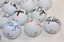 Louis Oosthuizen & 19 Tour Stars Signed Personal Used Golfs Ball JSA ALOA